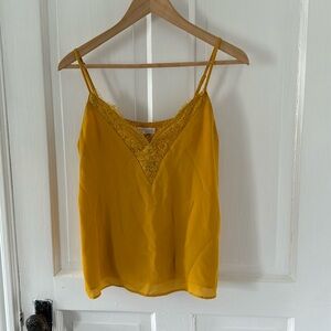 Women’s yellow dress tank top super cute size small